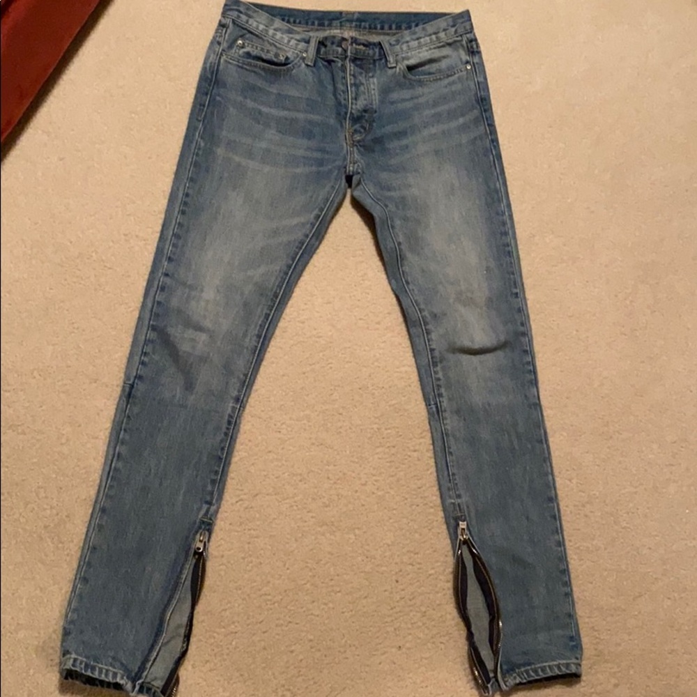 MNML M5 ankle zip jeans